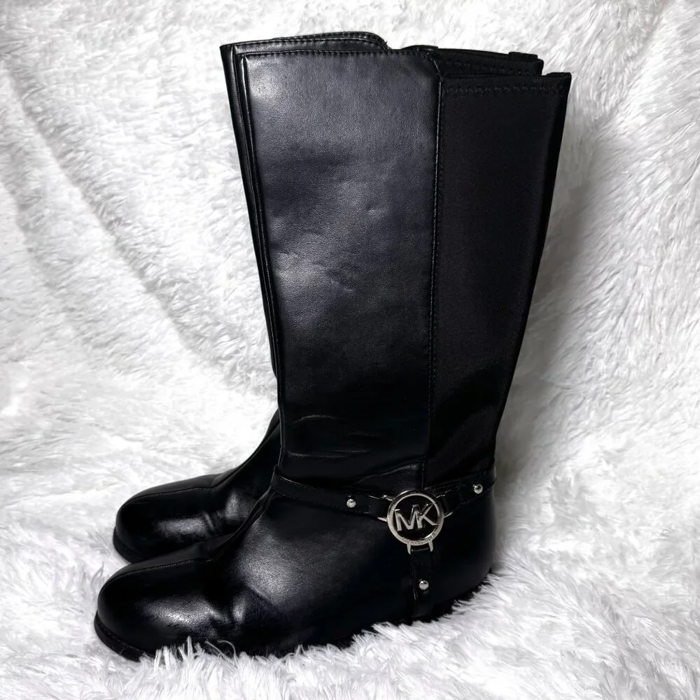 Michael Kors Emma Kaya Boots Sz 5 Black